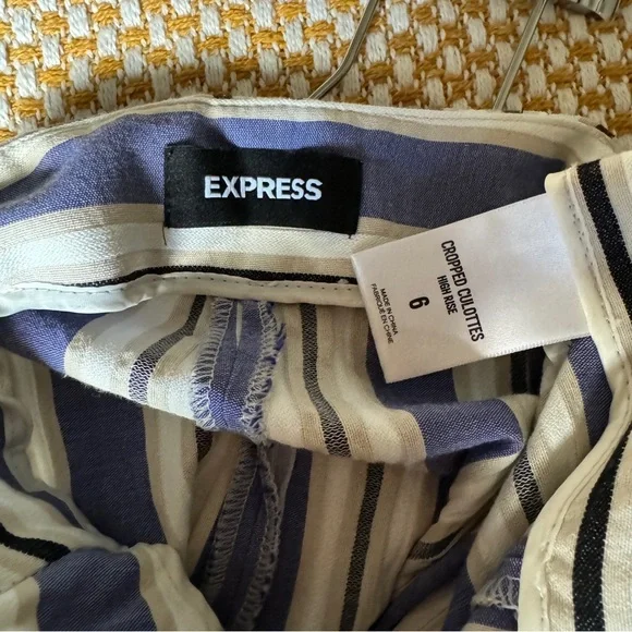 Express Cropped Culottes High Rise - Picture 4 of 7